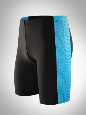 quần shorts bơi nam đen phối xanh 360s