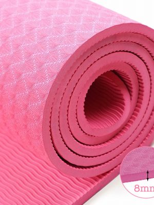 thảm tập yoga TPE 8mm 360s ultra màu hồng