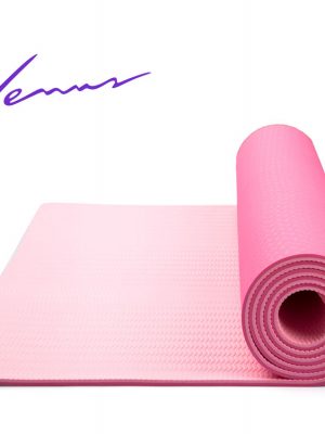 thảm tập yoga tpe 2 lớp 6mm 360s venus hồng